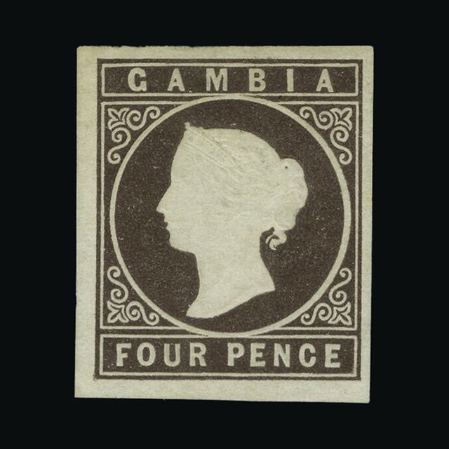 Lot 10120 - gambia 1874 -  UPA UPA Auction UPA 95