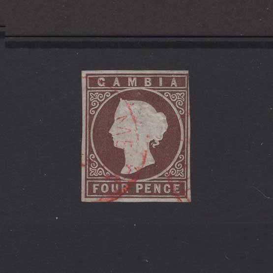 Lot 10121 - gambia 1874 -  UPA UPA Auction UPA 95