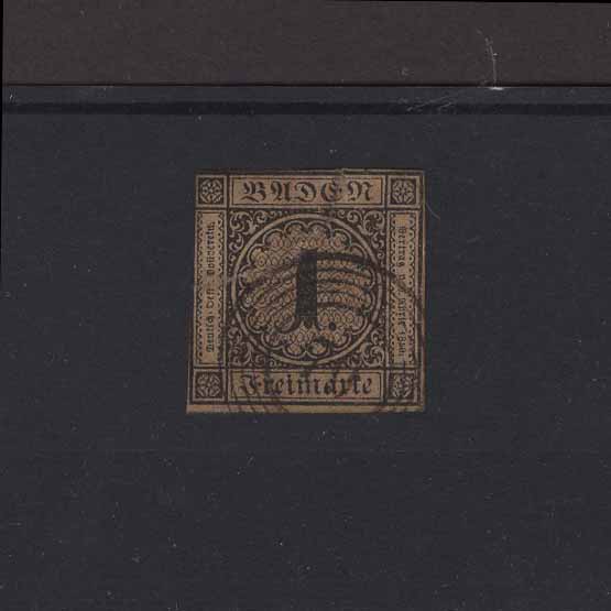 Lot 10335 - German States - Baden 1851-2 - UPA UPA Auction UPA 95 Lot 10335 - German States - Baden 1851-2 - UPA UPA Auction UPA 95