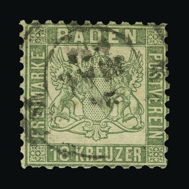 Lot 10345 - German States - Baden 1862-05 - UPA UPA Auction UPA 95 Lot 10345 - German States - Baden 1862-05 - UPA UPA Auction UPA 95
