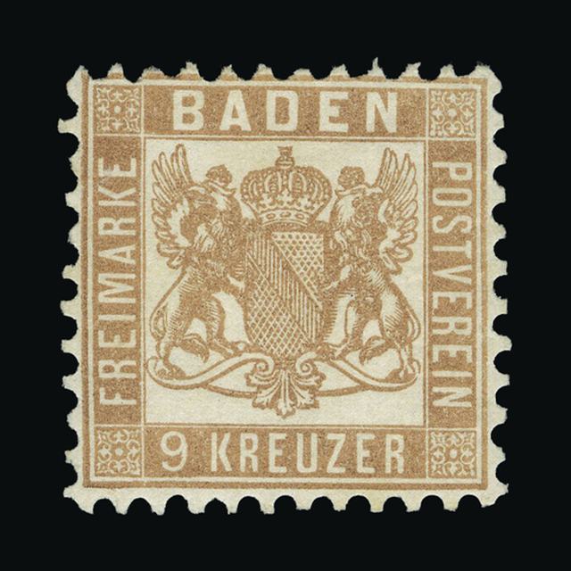 Lot 10348 - German States - Baden 1862-65 - UPA UPA Auction UPA 95 Lot 10348 - German States - Baden 1862-65 - UPA UPA Auction UPA 95