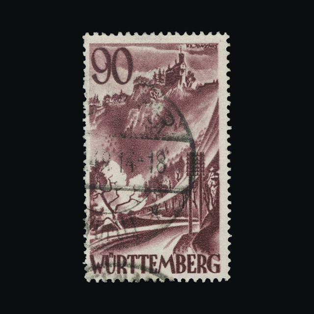 Lot 10406 - GERMAN STATES - WURTTEMBERG 1948-49 -  UPA UPA Auction UPA 95