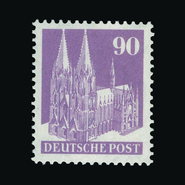 Lot 10644 - Germany - Allied Occupation - British and American Zones 1948-50 - UPA UPA Auction UPA 95 Lot 10644 - Germany - Allied Occupation - British and American Zones 1948-50 - UPA UPA Auction UPA 95