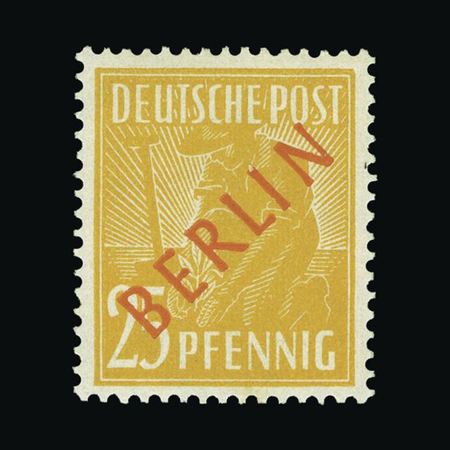 Lot 10825 - germany - west berlin 1949 - UPA UPA Auction UPA 95 Lot 10825 - germany - west berlin 1949 - UPA UPA Auction UPA 95