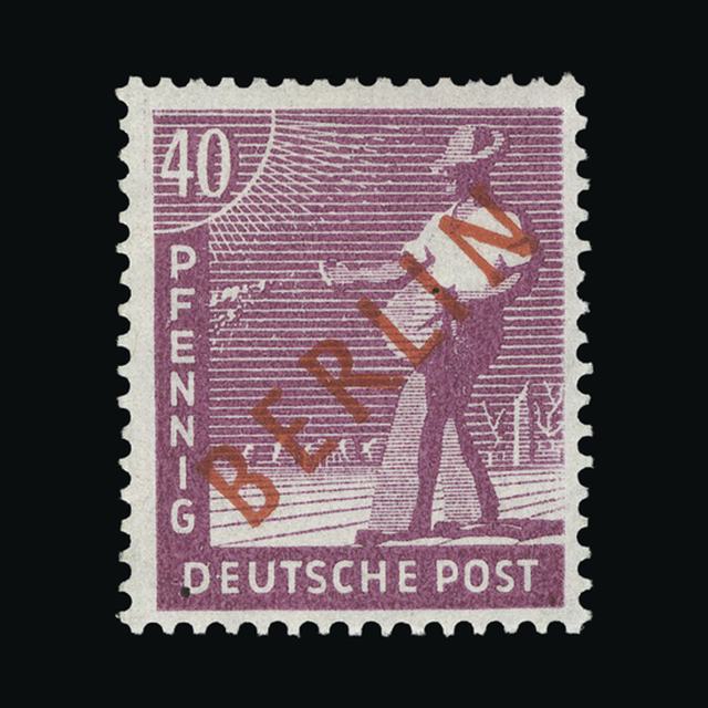 Lot 10827 - germany - west berlin 1949 - UPA UPA Auction UPA 95 Lot 10827 - germany - west berlin 1949 - UPA UPA Auction UPA 95