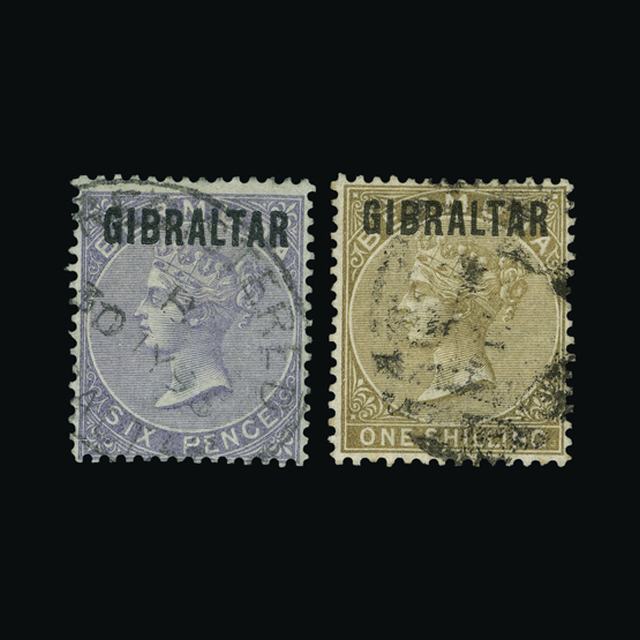 Lot 11082 - Gibraltar 1886 - UPA UPA Auction UPA 95 Lot 11082 - Gibraltar 1886 - UPA UPA Auction UPA 95