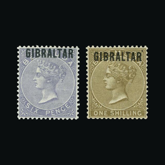 Lot 11083 - Gibraltar 1886 - UPA UPA Auction UPA 95 Lot 11083 - Gibraltar 1886 - UPA UPA Auction UPA 95