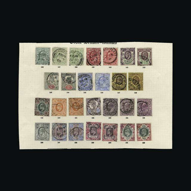 Lot 12855 - Great Britain - KEVII 1902-13 - UPA UPA Auction UPA 95 Lot 12855 - Great Britain - KEVII 1902-13 - UPA UPA Auction UPA 95
