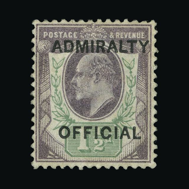 Lot 14253 - Great Britain - Officials 1903 - UPA UPA Auction UPA 95 Lot 14253 - Great Britain - Officials 1903 - UPA UPA Auction UPA 95