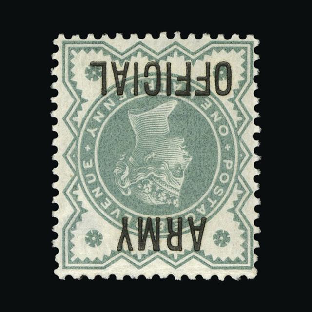 Lot 14267 - Great Britain - Officials 1896 - UPA UPA Auction UPA 95 Lot 14267 - Great Britain - Officials 1896 - UPA UPA Auction UPA 95