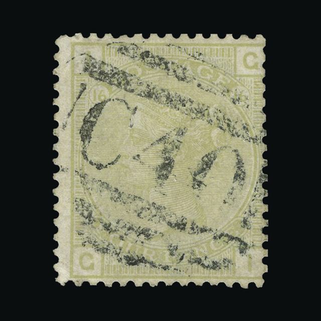 Lot 14680 - GREAT BRITAIN - used abroad 1877 -  UPA UPA Auction UPA 95
