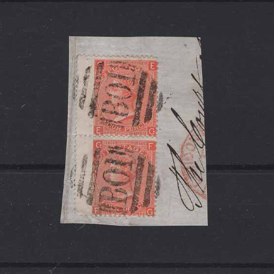 Lot 14693 - GREAT BRITAIN - used abroad 1865-67 -  UPA UPA Auction UPA 95