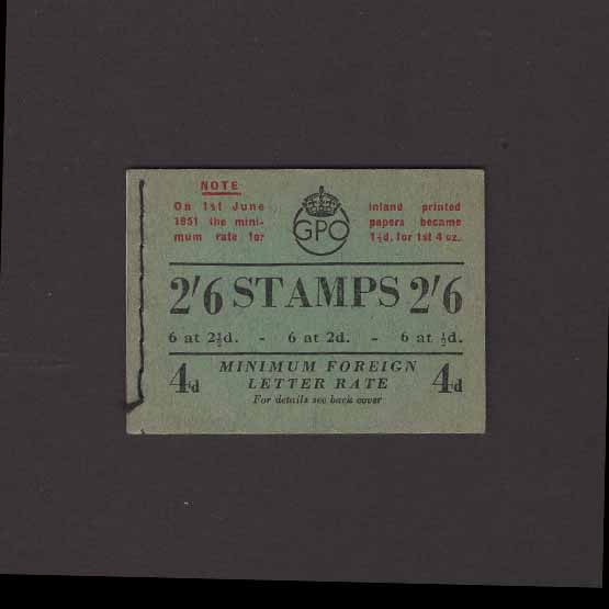 Lot 14748 - Great Britain - Booklets 1951 - UPA UPA Auction UPA 95 Lot 14748 - Great Britain - Booklets 1951 - UPA UPA Auction UPA 95