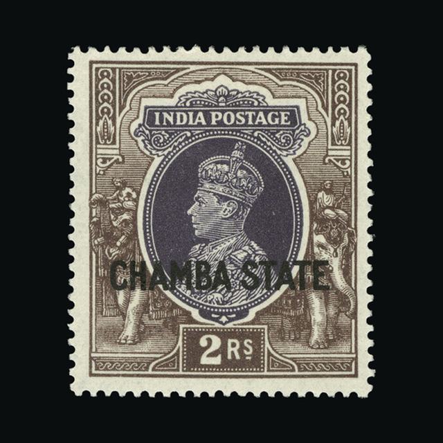 Lot 16732 - India - States - Chamba 1938 - UPA UPA Auction UPA 95 Lot 16732 - India - States - Chamba 1938 - UPA UPA Auction UPA 95