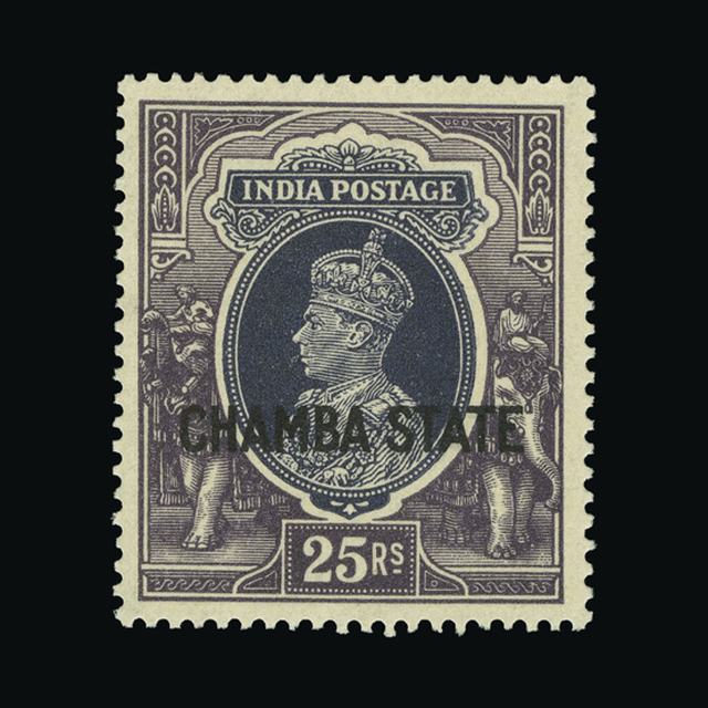 Lot 16734 - India - States - Chamba 1938 - UPA UPA Auction UPA 95 Lot 16734 - India - States - Chamba 1938 - UPA UPA Auction UPA 95