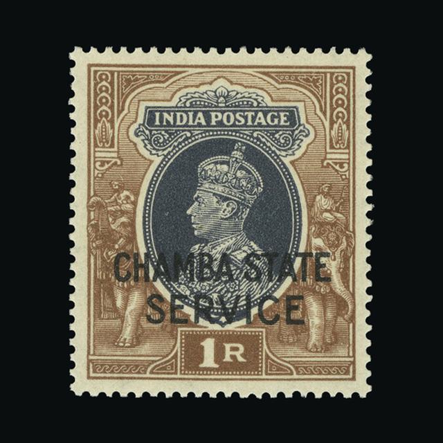 Lot 16743 - India - States - Chamba 1938-40 - UPA UPA Auction UPA 95 Lot 16743 - India - States - Chamba 1938-40 - UPA UPA Auction UPA 95