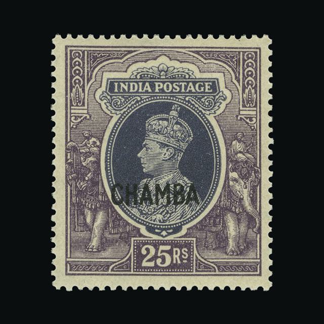 Lot 16753 - India - States - Chamba 1942-47 - UPA UPA Auction UPA 95 Lot 16753 - India - States - Chamba 1942-47 - UPA UPA Auction UPA 95