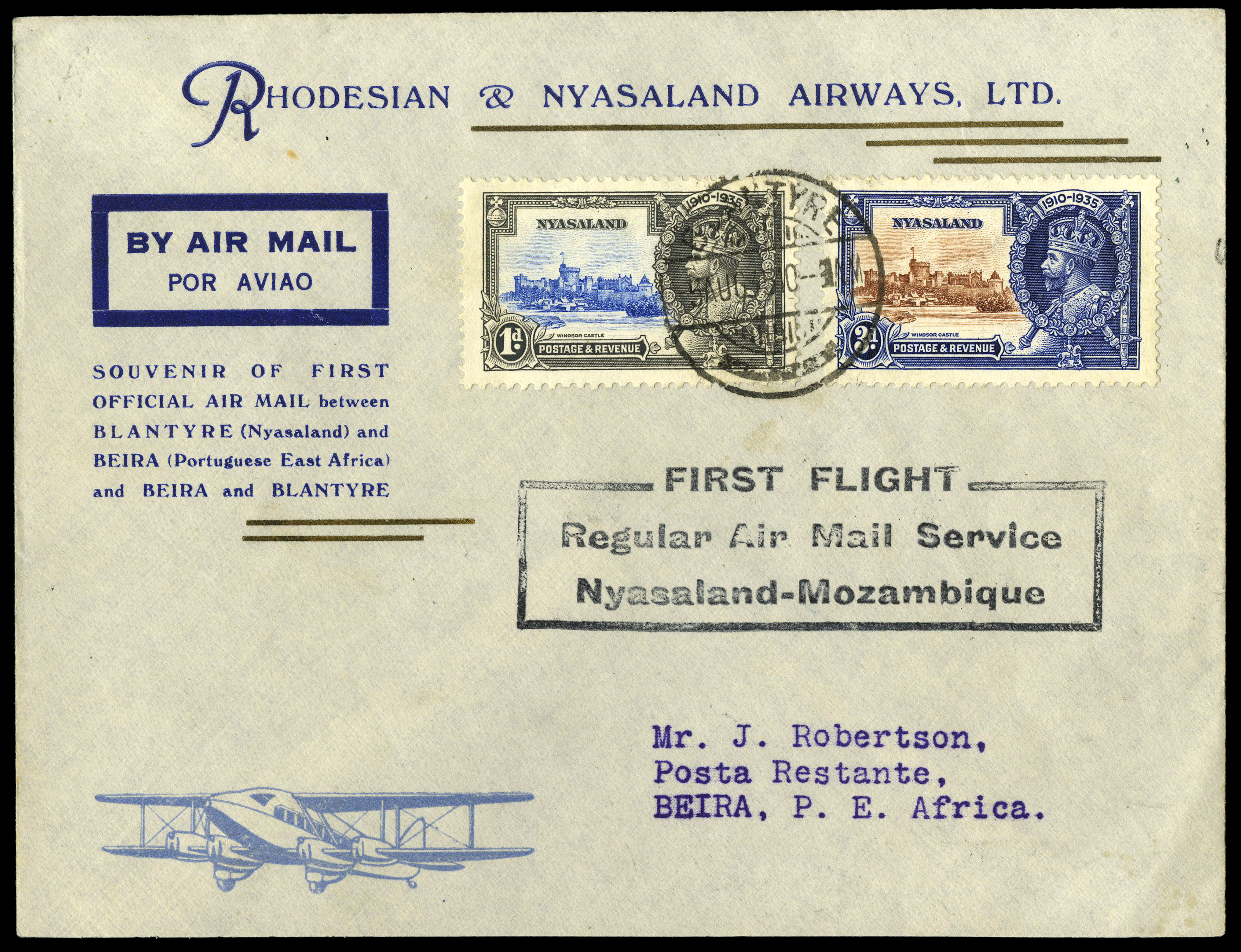 Lot 168 - General - Imperial Airways 1935 -  UPA UPA Auction UPA 95