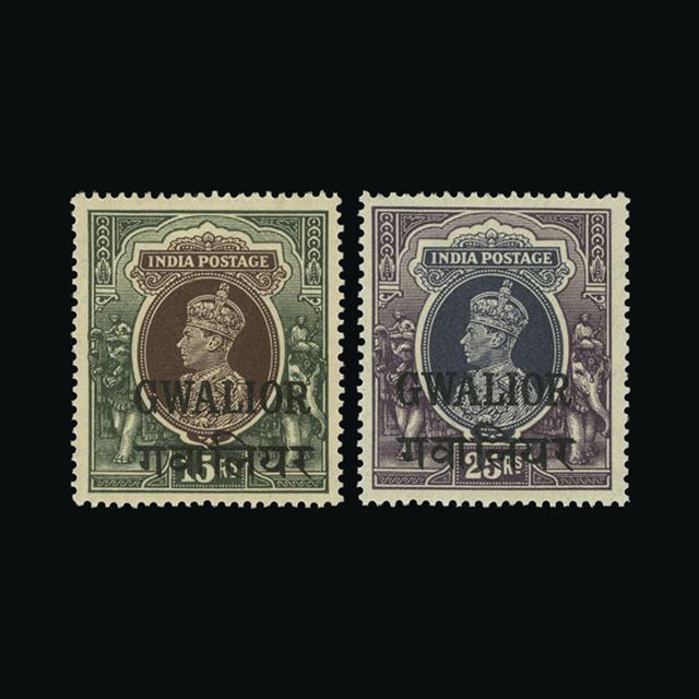Lot 16819 - India - States - Gwalior 1938-48 - UPA UPA Auction UPA 95 Lot 16819 - India - States - Gwalior 1938-48 - UPA UPA Auction UPA 95