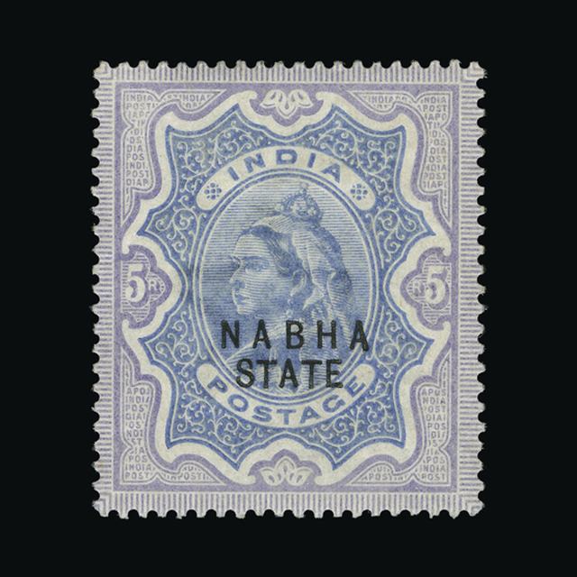 Lot 16899 - India - States - Nabha 1885-1900 -  UPA UPA Auction UPA 95