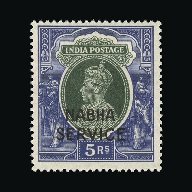 Lot 16911 - India - States - Nabha 1940-43 -  UPA UPA Auction UPA 95