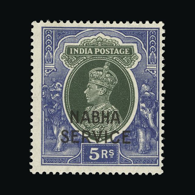 Lot 16913 - India - States - Nabha 1940-43 -  UPA UPA Auction UPA 95