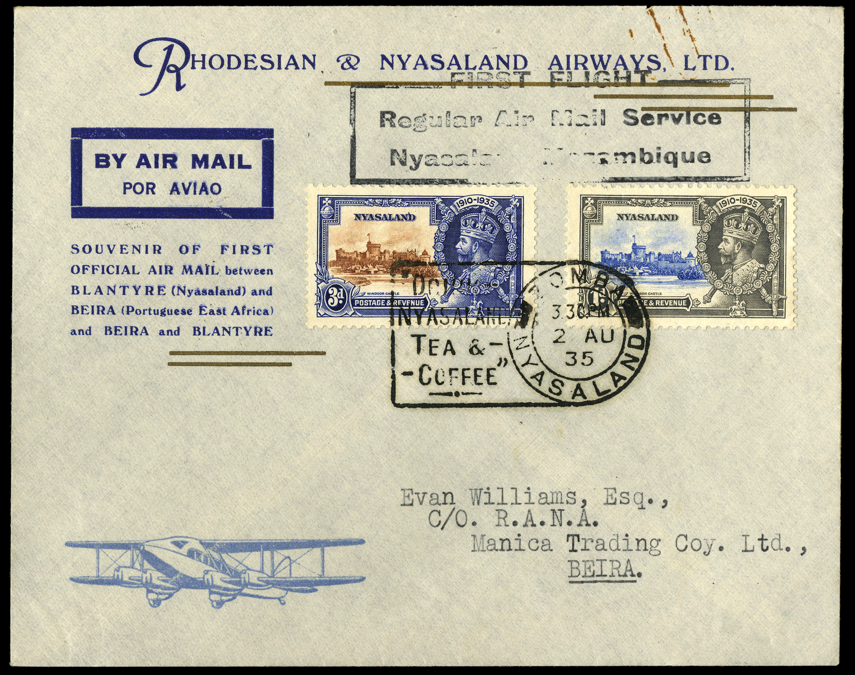 Lot 172 - General - Imperial Airways 1935 -  UPA UPA Auction UPA 95