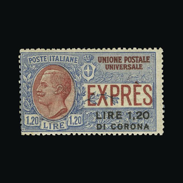 Lot 17277 - Italy - Austrian Territories 1921 -  UPA UPA Auction UPA 95