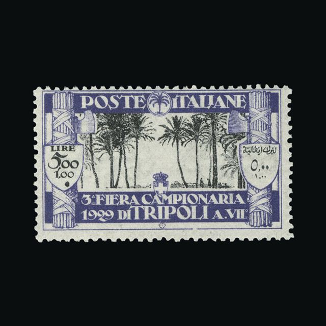 Lot 17474 - Italy - Colonies - Tripolitania 1929 - UPA UPA Auction UPA 95 Lot 17474 - Italy - Colonies - Tripolitania 1929 - UPA UPA Auction UPA 95