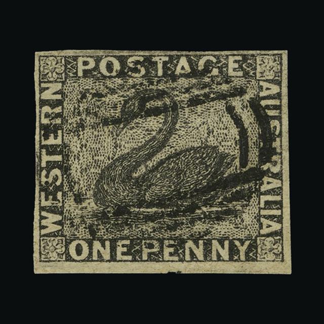 Lot 2000 - Australia - States - Western Australia 1854 - UPA UPA Auction UPA 95 Lot 2000 - Australia - States - Western Australia 1854 - UPA UPA Auction UPA 95