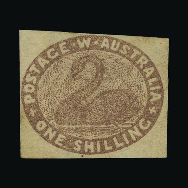 Lot 2002 - Australia - States - Western Australia 1854-55 - UPA UPA Auction UPA 95 Lot 2002 - Australia - States - Western Australia 1854-55 - UPA UPA Auction UPA 95