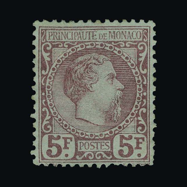 Lot 20903 - Monaco 1885 -  UPA UPA Auction UPA 95