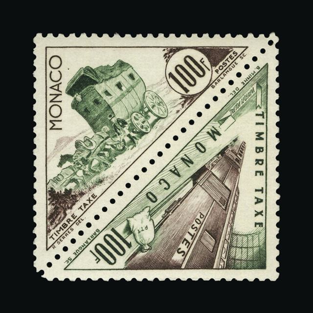 Lot 21059 - Monaco 1953-54 -  UPA UPA Auction UPA 95