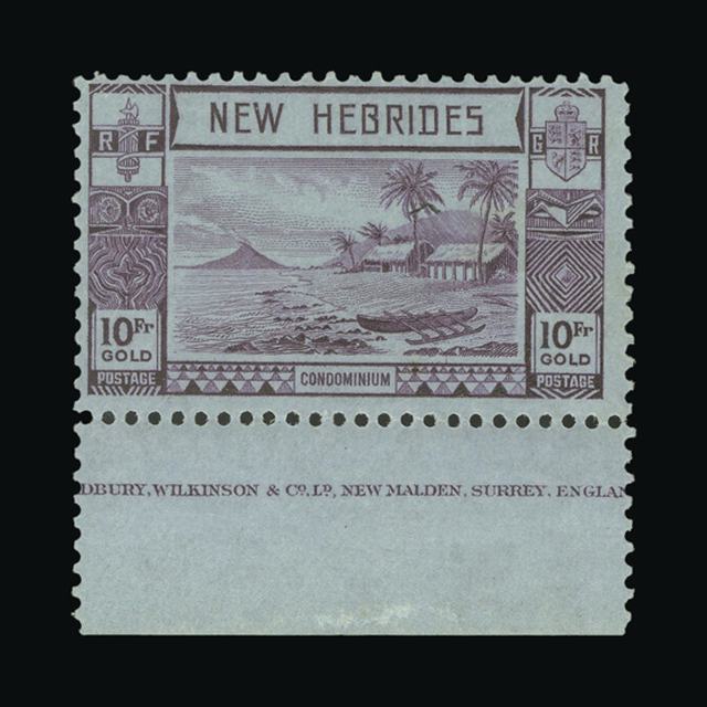 Lot 21936 - new hebrides 1938 -  UPA UPA Auction UPA 95