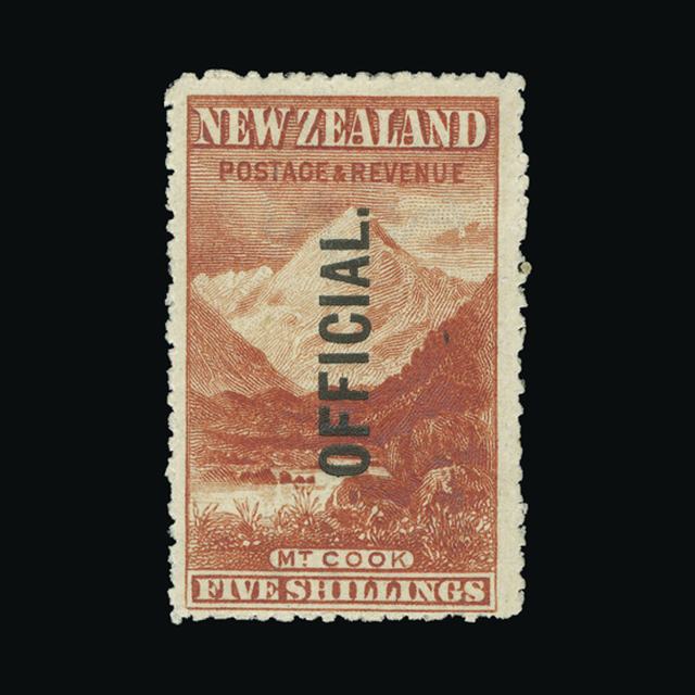 Lot 22439 - New Zealand - Officials 1907 -  UPA UPA Auction UPA 95