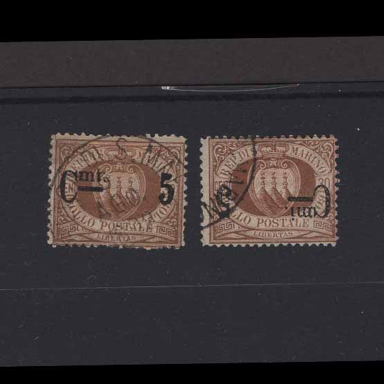 Lot 25200 - San Marino 1892 -  UPA UPA Auction UPA 95