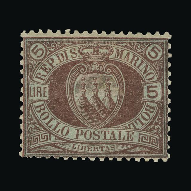 Lot 25201 - San Marino 1892-94 -  UPA UPA Auction UPA 95