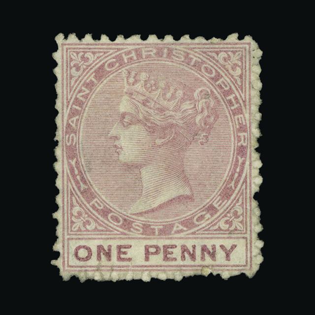 Lot 27359 - St. Kitts and Nevis - St. Christopher 1870-82 -  UPA UPA Auction UPA 95