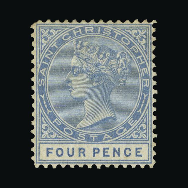 Lot 27368 - St. Kitts and Nevis - St. Christopher 1870-82 -  UPA UPA Auction UPA 95