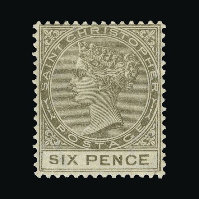 Lot 27380 - St. Kitts and Nevis - St. Christopher 1882-90 -  UPA UPA Auction UPA 95