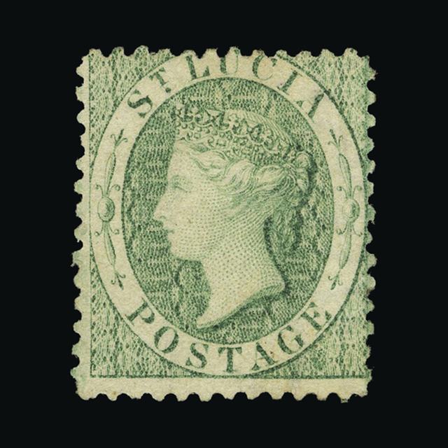 Lot 27408 - st. lucia 1863 - UPA UPA Auction UPA 95 Lot 27408 - st. lucia 1863 - UPA UPA Auction UPA 95
