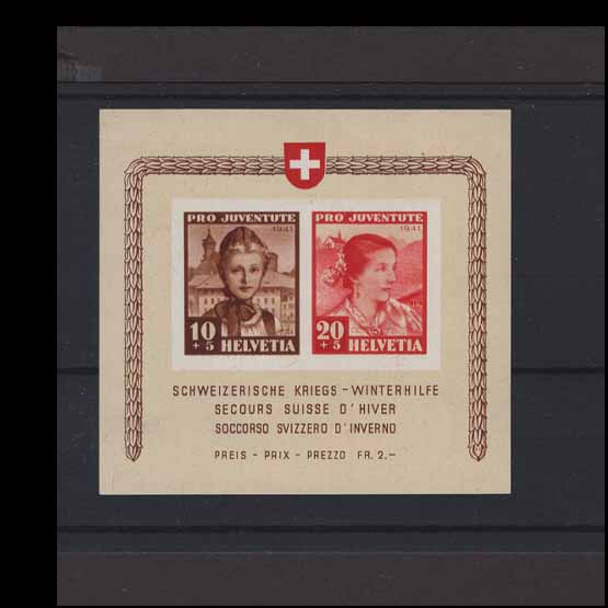 Lot 28176 - Switzerland - Pro Juventute 1941 -  UPA UPA Auction UPA 95
