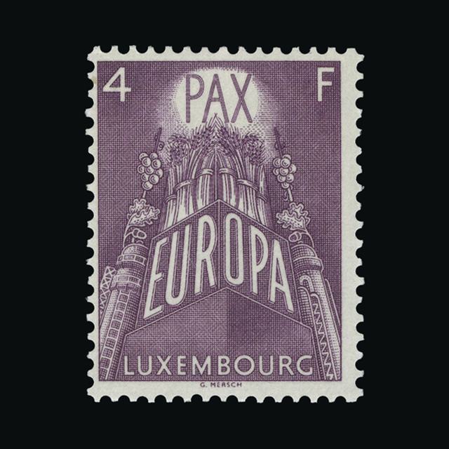 Lot 29970 - Luxembourg 1957 - UPA UPA Auction UPA 95 Lot 29970 - Luxembourg 1957 - UPA UPA Auction UPA 95