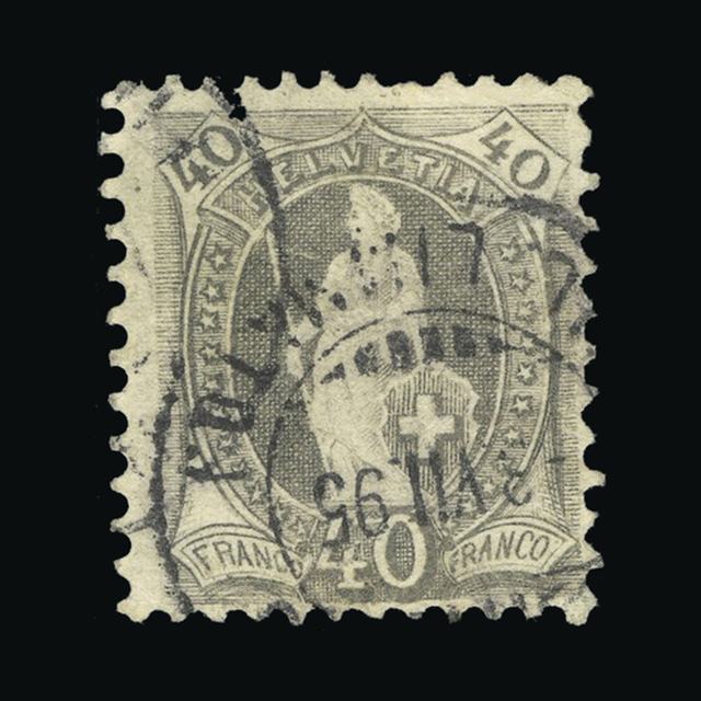Lot 30018 - Switzerland 1882-1903 - UPA UPA Auction UPA 95 Lot 30018 - Switzerland 1882-1903 - UPA UPA Auction UPA 95
