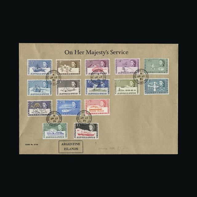 Lot 4133 - british antarctic territory 1971 - UPA UPA Auction UPA 95 Lot 4133 - british antarctic territory 1971 - UPA UPA Auction UPA 95
