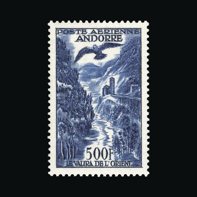 Lot 437 - Andorra - French Post Offices 1955-7 - UPA UPA Auction UPA 95 Lot 437 - Andorra - French Post Offices 1955-7 - UPA UPA Auction UPA 95