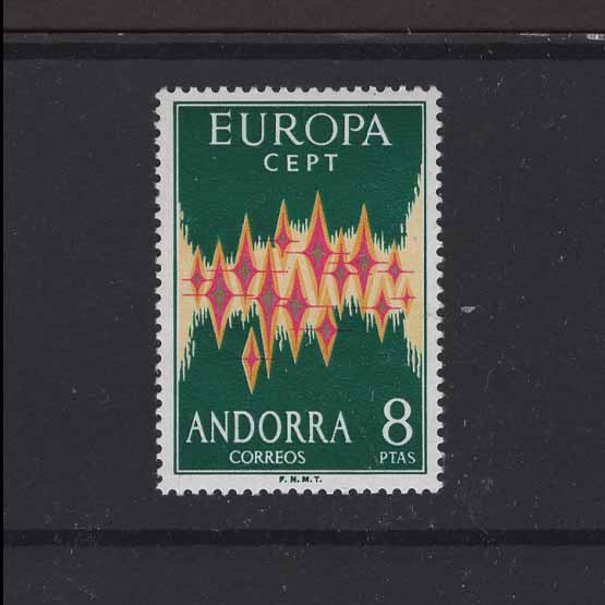 Lot 460 - Andorra - Spanish Post Offices 1972 - UPA UPA Auction UPA 95 Lot 460 - Andorra - Spanish Post Offices 1972 - UPA UPA Auction UPA 95