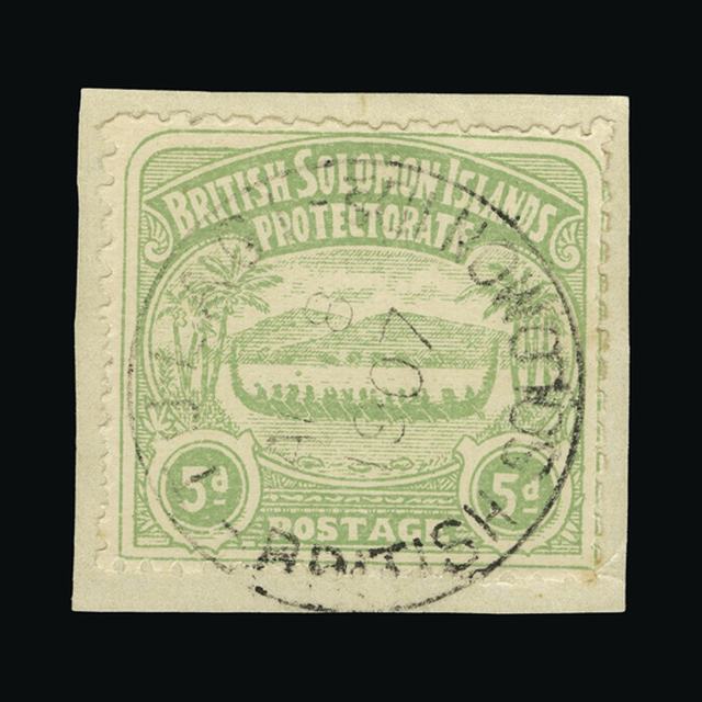 Lot 4983 - british solomon islands 1907 -  UPA UPA Auction UPA 95