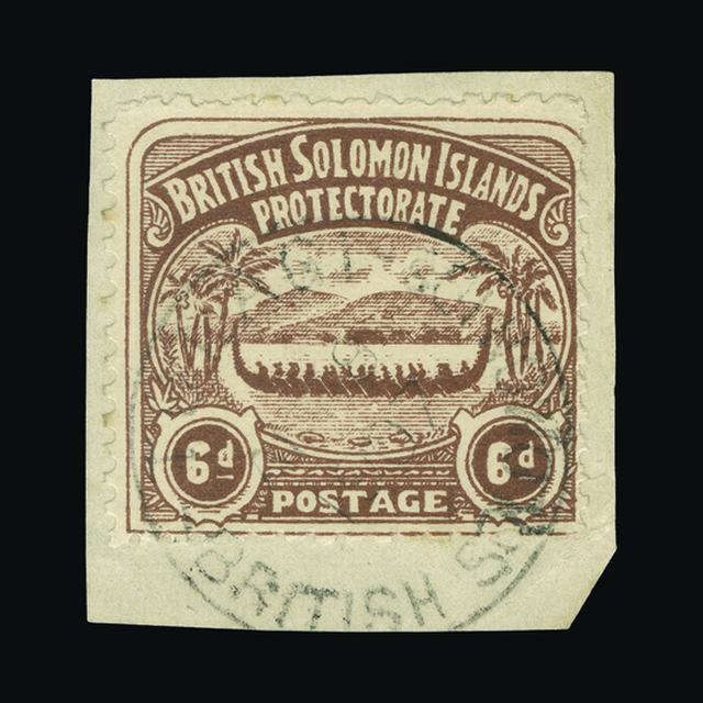 Lot 4984 - british solomon islands 1907 -  UPA UPA Auction UPA 95