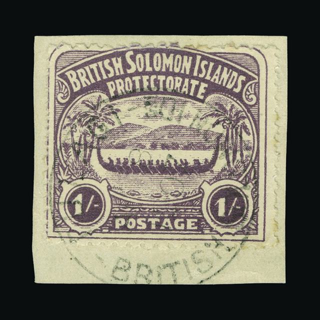 Lot 4986 - british solomon islands 1907 -  UPA UPA Auction UPA 95